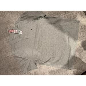 NWT Vineyard Vines Men's Stretch Pique Polo Shirt Grey Heather Large